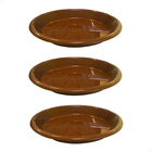 Kit 3 Pratos Para Vaso Redondo Suporte Para Planta 30,5x4cm