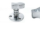 Kit 3 Prendedor Fixador Trava Porta Cromado 809 Imab Piso