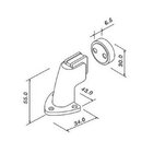 Kit 3 Prendedor Trava Porta 808 Magnético Dourado Escovado Im