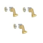 Kit 3 Prendedor Trava Porta 808 Magnético Dourado Escovado Im