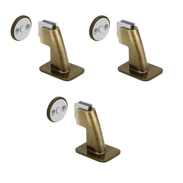 Kit 3 Prendedor Trava Porta Magnético Adesivo 804 Antique