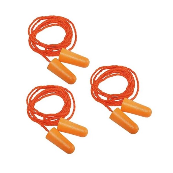 Kit 3 Protetor Auricular Espuma Plug C/ Cordão 16db 1110 3m