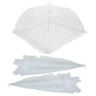 Kit 3 Protetor Mosquiteiro Malha Tule Dobrável Renda Prime 40