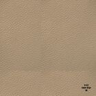 Kit 3 Puffs Decorativos Redondo Pés Palito Couro Bege G58 - G