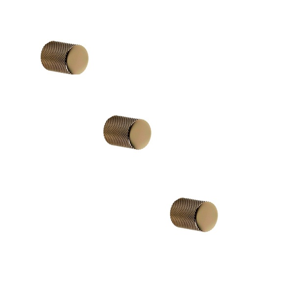 Kit 3 Puxador Bali Granado Gold (dourado Brilhante) Zen