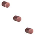 Kit 3 Puxador Bali Granado Ponto Vecchio Cobre Zen Design