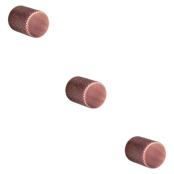 Kit 3 Puxador Bali Granado Ponto Vecchio Cobre Zen Design