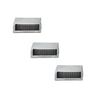 Kit 3 Puxador Moveis Citizen 45 Graus P Escovado Zen 32/65mm