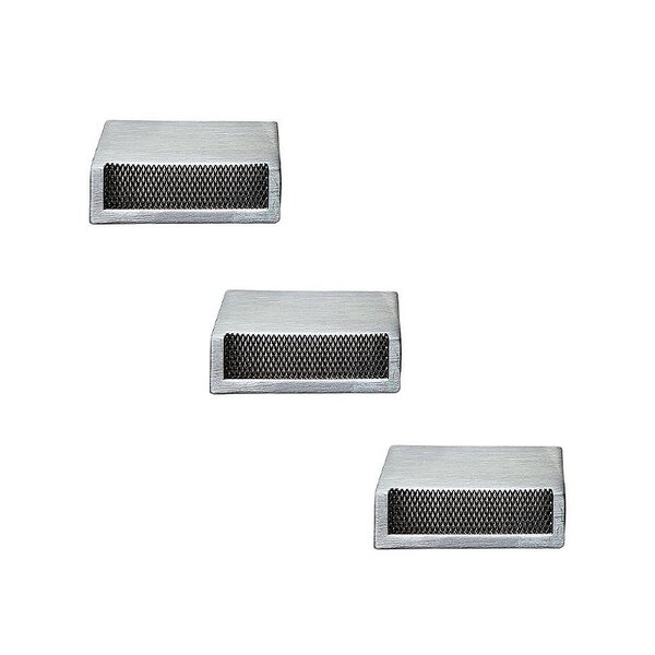 Kit 3 Puxador Moveis Citizen 45 Graus P Escovado Zen 32/65mm