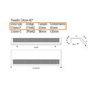 Kit 3 Puxador Moveis Citizen 45 Graus P Niquel Velho Zen