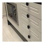 Kit 3 Puxador Moveis Orion 55 X 27mm Preto Fosco Zen Ponto