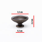 Kit 3 Puxador Ponto Puxadores Para Moveis Porta Puxador De Ga