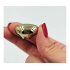 Kit 3 Puxador Ponto Seixo P 30mm X 22,5mm Gold (brilho) Zen