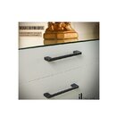 Kit 3 Puxador Preto Fosco Il 950 Liveri Metal 128mm + Paraf