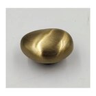 Kit 3 Puxador Seixo P 30mm X 23mm Gold Escovado Dourado Zen