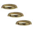 Kit 3 Puxador Vivaro 222 Dourado Fosco Italy Line 96 Mm