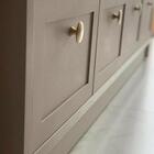 Kit 3 Puxadores 201 Tucson Ponto Dourado Para Móveis Armário