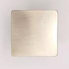 Kit 3 Puxadores Aspen 188 Ponto Quadrado Niquel Escovado Par