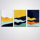 Kit 3 Quadrinhos Fé Frase Flor Sala Quarto Escritor Promoção