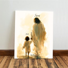 Kit 3 - Quadro Cristão Gospel Jesus Evangélica Mdf Tratado