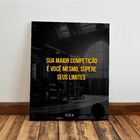 Kit 3 Quadro Decorativo Academia Motivacional Quarto Gym 40x2