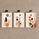 Kit 3 Quadro Decorativo Arte Moderna Casa Luxo Sala Boho Flor