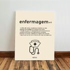 Kit 3 Quadro Decorativo Enfermagem Consultório Médico Faculda