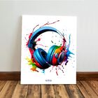 Kit 3 Quadro Decorativo Gamer Headset Controle Tênis Quarto 2