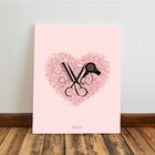 Kit 3 Quadro Decorativo Hair Studio Salão Cabelereira Beleza