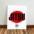 Kit 3 Quadro Decorativo Jiu-jitsu Arte Marcial Moderno Japão