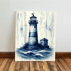 Kit 3 Quadro Decorativo Marítimo Veleiro Barco Ancora Farol Q