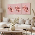 Kit 3 Quadro Decorativo Nair Designer Manicure Unhas Salão 40