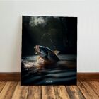 Kit 3 Quadro Decorativo Pesca Peixe Pescador Esportivo Quarto