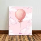 Kit 3 Quadro Decorativo Quarto Meninas Bebê Infantil Rosa 40x