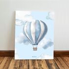 Kit 3 Quadro Decorativo Quarto Meninos Bebê Infantil Azul 40x