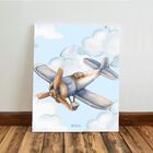 Kit 3 Quadro Decorativo Quarto Meninos Bebê Infantil Azul 40x