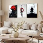 Kit 3 Quadro Decorativo Samurai Arte Japonesa Ninja Katana 28