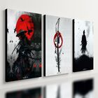 Kit 3 Quadro Decorativo Samurai Arte Japonesa Ninja Katana 40