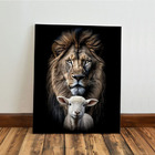 Kit 3 - Quadro Leão De Judá Gospel Cristã Jesus Mdf Tratado 2