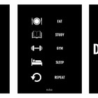 Kit 3 Quadro Motivacional Placa Decorativa Disciplina Foco 28