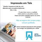 Kit 3 Quadros Azul E Branco