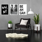 Kit 3 Quadros Cidade De Belo Horizonte 24x18cm Moldura Branca