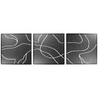 Kit 3 Quadros Conjunto Utah 60x60 - Estilo Minimalista