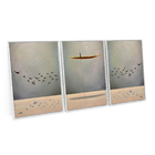 Kit 3 Quadros Decorativo Soul And Spirit Elegante Minimalista