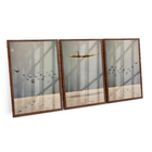 Kit 3 Quadros Decorativo Soul And Spirit Elegante Minimalista