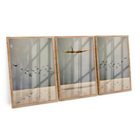 Kit 3 Quadros Decorativo Soul And Spirit Elegante Minimalista