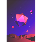 Kit 3 Quadros Decorativos Abstrato Moderno Formas Geométricas