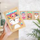 Kit 3 Quadros Decorativos Animais Quarto Infantil Bebê Menina