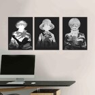 Kit 3 Quadros Decorativos Anomes