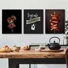 Kit 3 Quadros Decorativos Cantinho Churrasco Fotos 24x18cm Mo